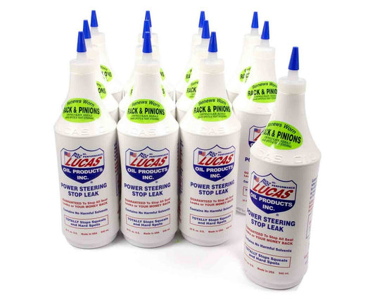 Power Steering Fluid - Stop Leak - 1 qt Bottle - Set of 12