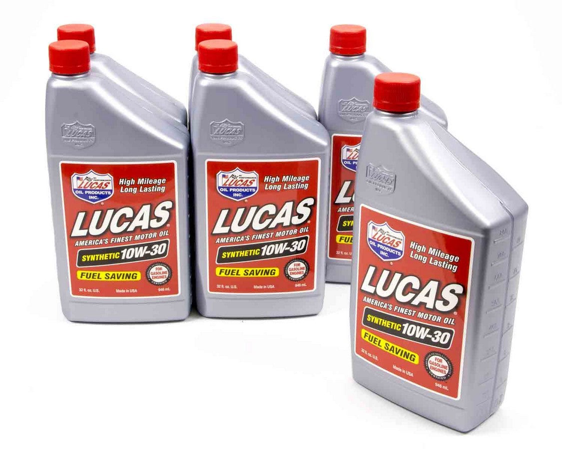 Motor Oil - 10W30 - Synthetic - 1 qt Bottle - Set of 6