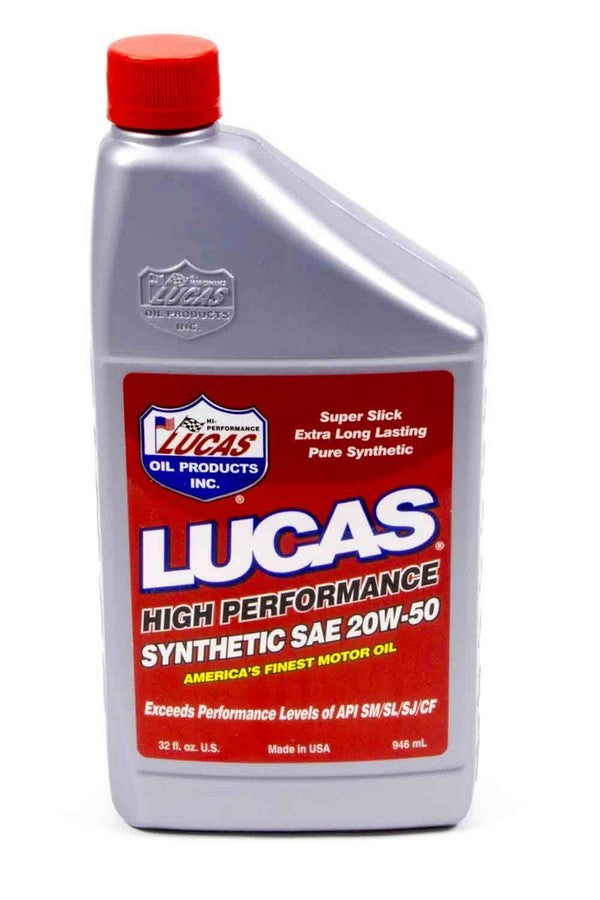 Motor Oil - 20W50 - Synthetic - 1 qt Bottle - Each