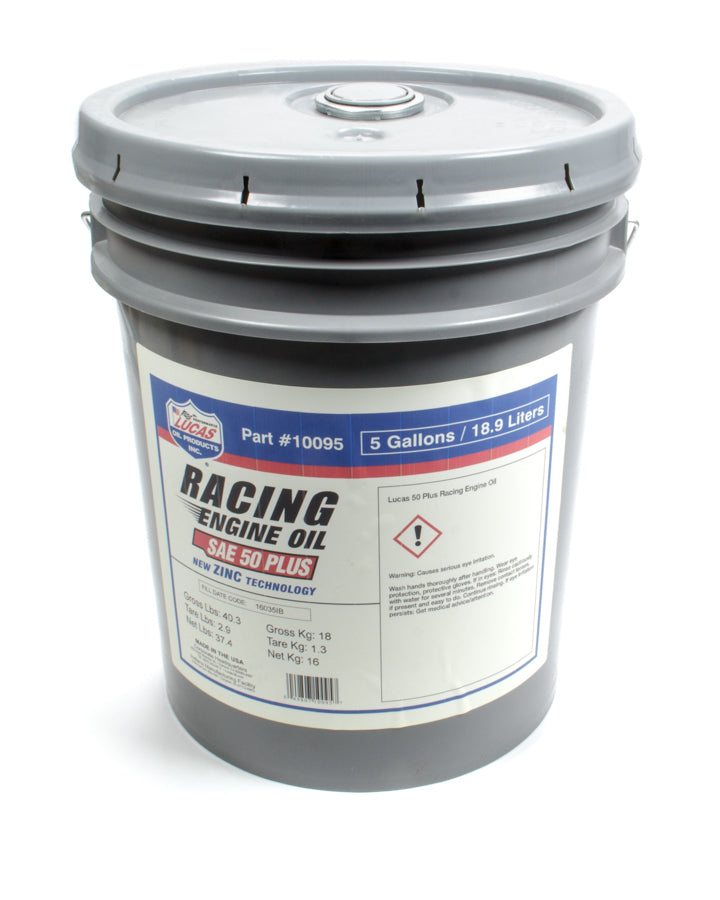 Motor Oil - Racing - High Zinc - 50W - Conventional - 5 gal Bucket - Each
