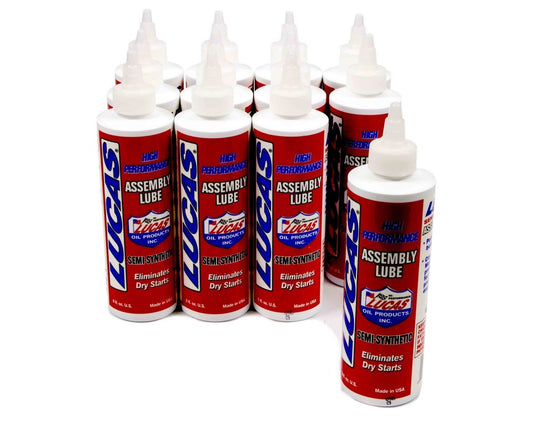 Assembly Lubricant - High Performance - Engine Assembly Lubricant - Semi-Synthetic - 8 oz Bottle - Set of 12