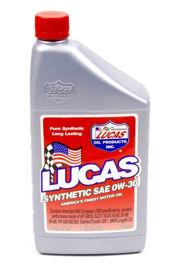 Motor Oil - 0W30 - Synthetic - 1 qt Bottle - Each