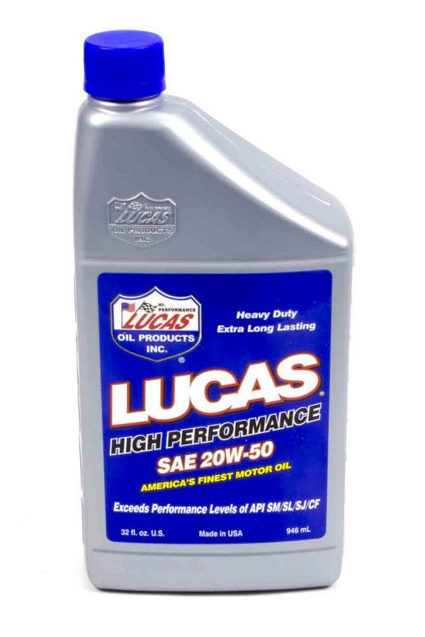 Motor Oil - High Performance Plus - 20W50 - Conventional - 1 qt Bottle - Each
