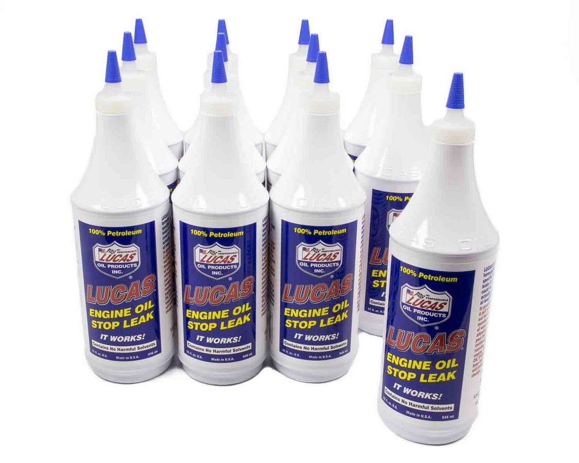 Motor Oil Additive - Stop Leak - 1 qt Bottle - Set of 12