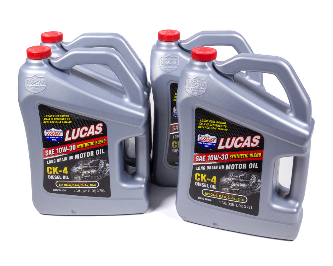 Motor Oil - CK4 Diesel Oil - 10W30 - Synthetic - 1 gal Jug - Set of 4