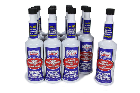 Power Steering Fluid - Conditioners - Synthetic - 16 oz Bottle - Set of 12