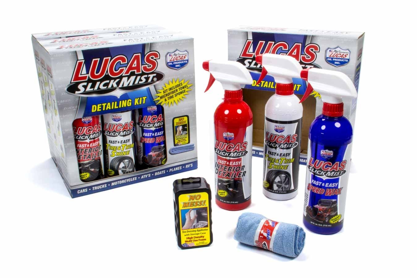 Detailer - Slick Mist - 4 Interior Detailer / 4 Tire and Trim Shine / 4 Speed Wax - Kit