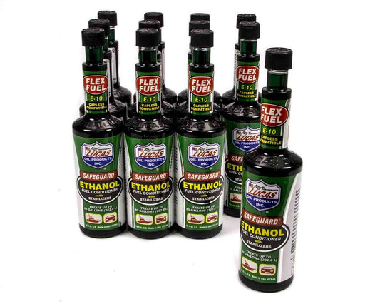 Fuel Additive - Safeguard Ethanol Fuel Conditioner and Stabilizer - System Cleaner - Stabilizer - Corrosion Inhibitor - 16 oz Bottle - Ethanol - Set of 12