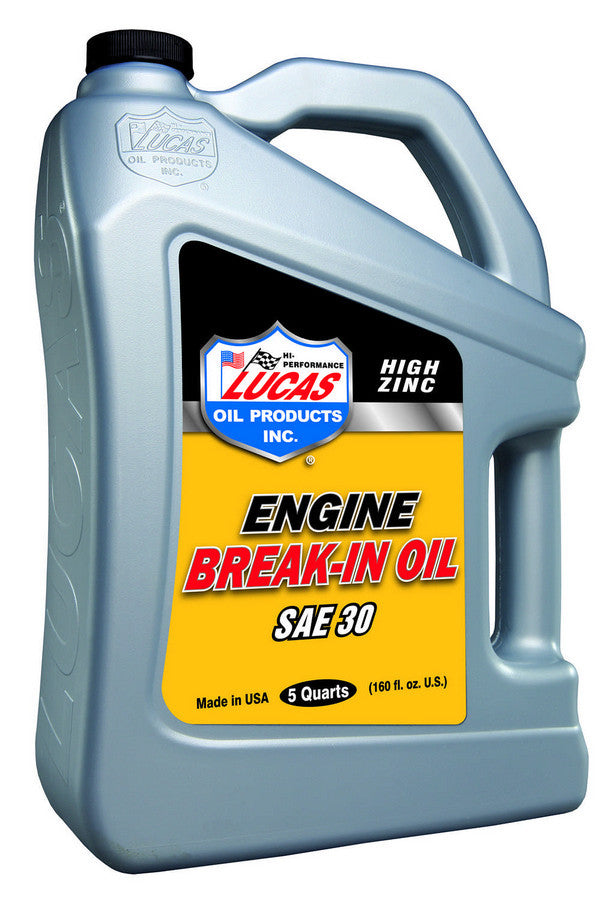 Motor Oil - High Zinc Break-In - 30W - Conventional - 5 qt Jug - Each