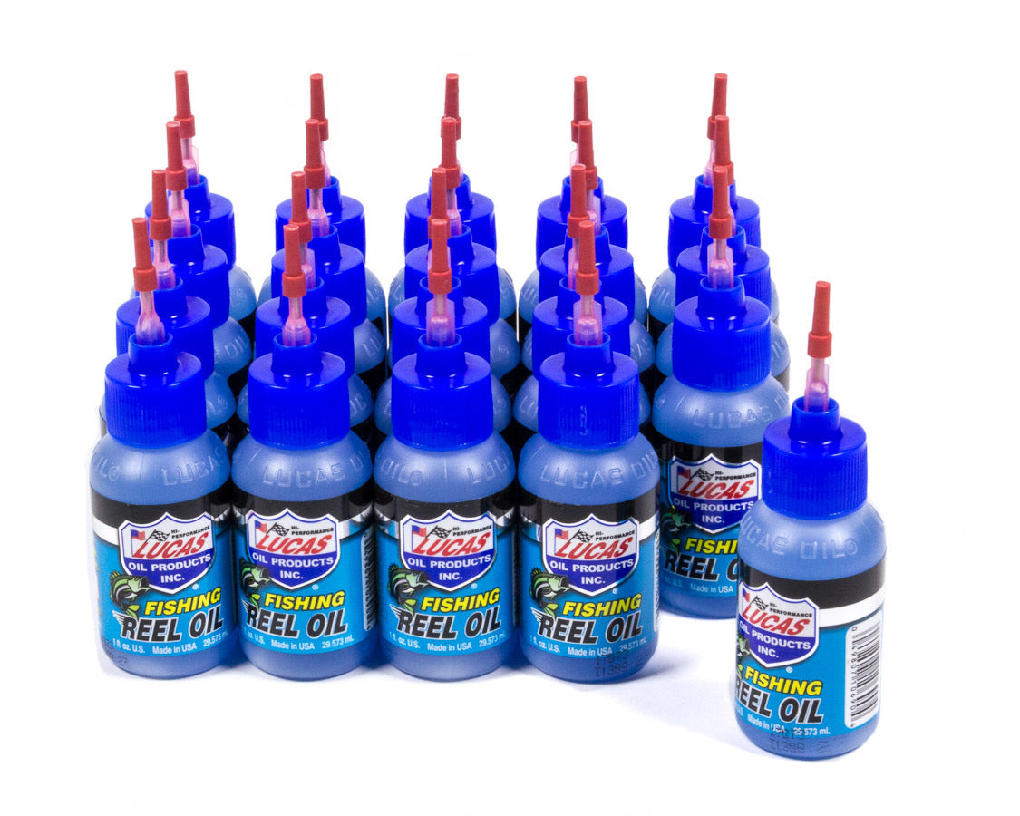 Fishing Reel Oil - Lubricant / Protectant - 1 oz Squeeze Bottle - Set of 20
