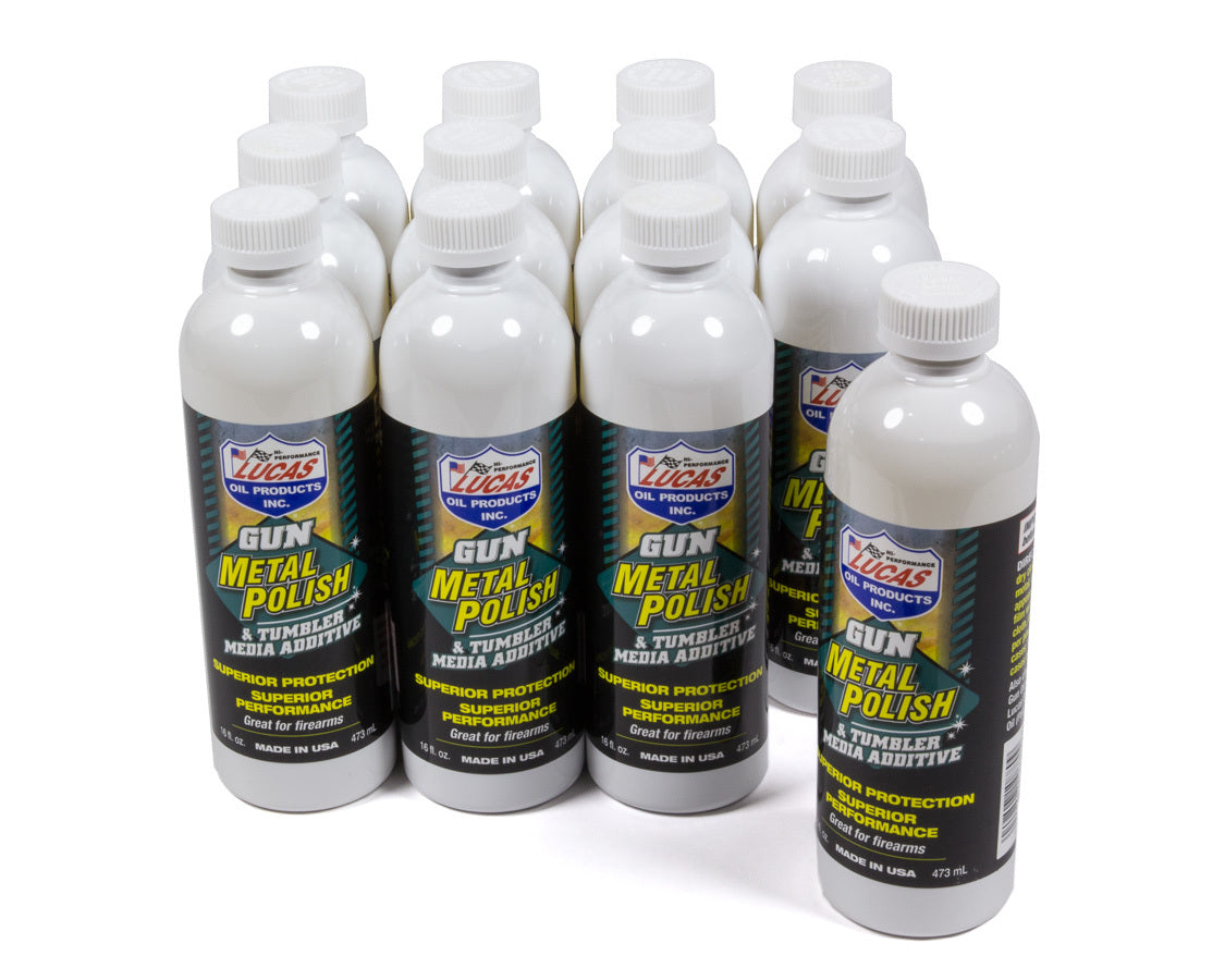 Metal Polish - Gun Metal Polish - 16 oz Bottle - Set of 12