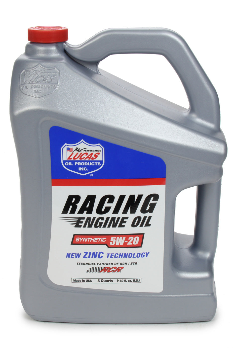 Motor Oil - Racing - 5W20 - Synthetic - 5 qt Jug - Each