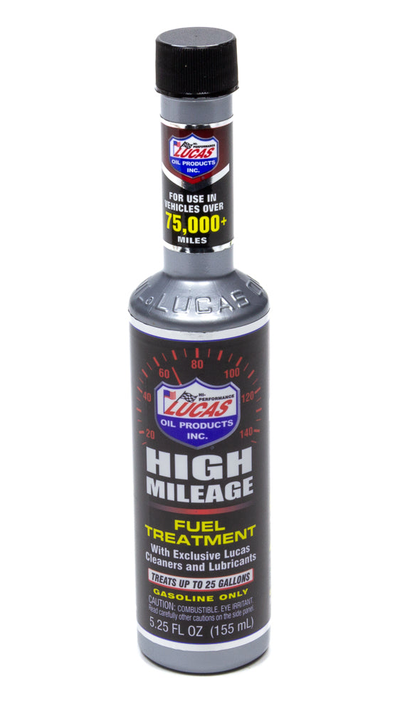 Fuel Additive - High Mileage Fuel Treatment - System Cleaner - Lubricant - Gas - 5.25 oz Bottle - Each