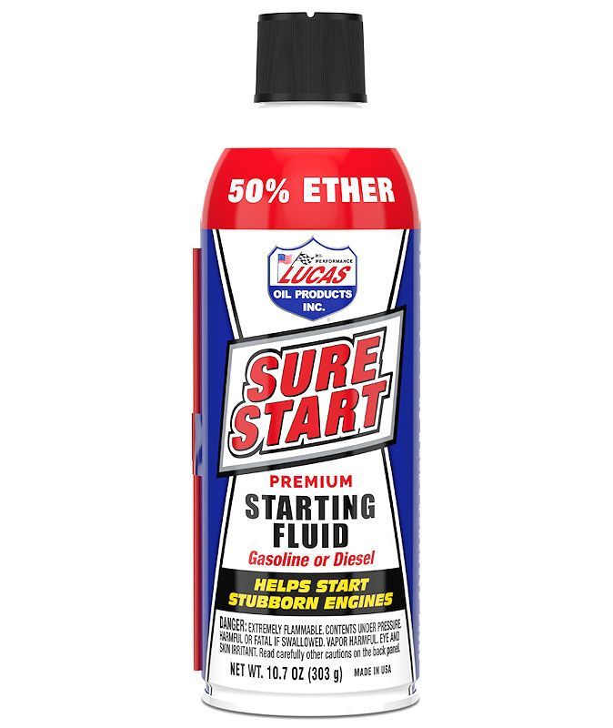 Starting Fluid - Sure Start - 10.7 oz Aerosol - Diesel / Gas - Each