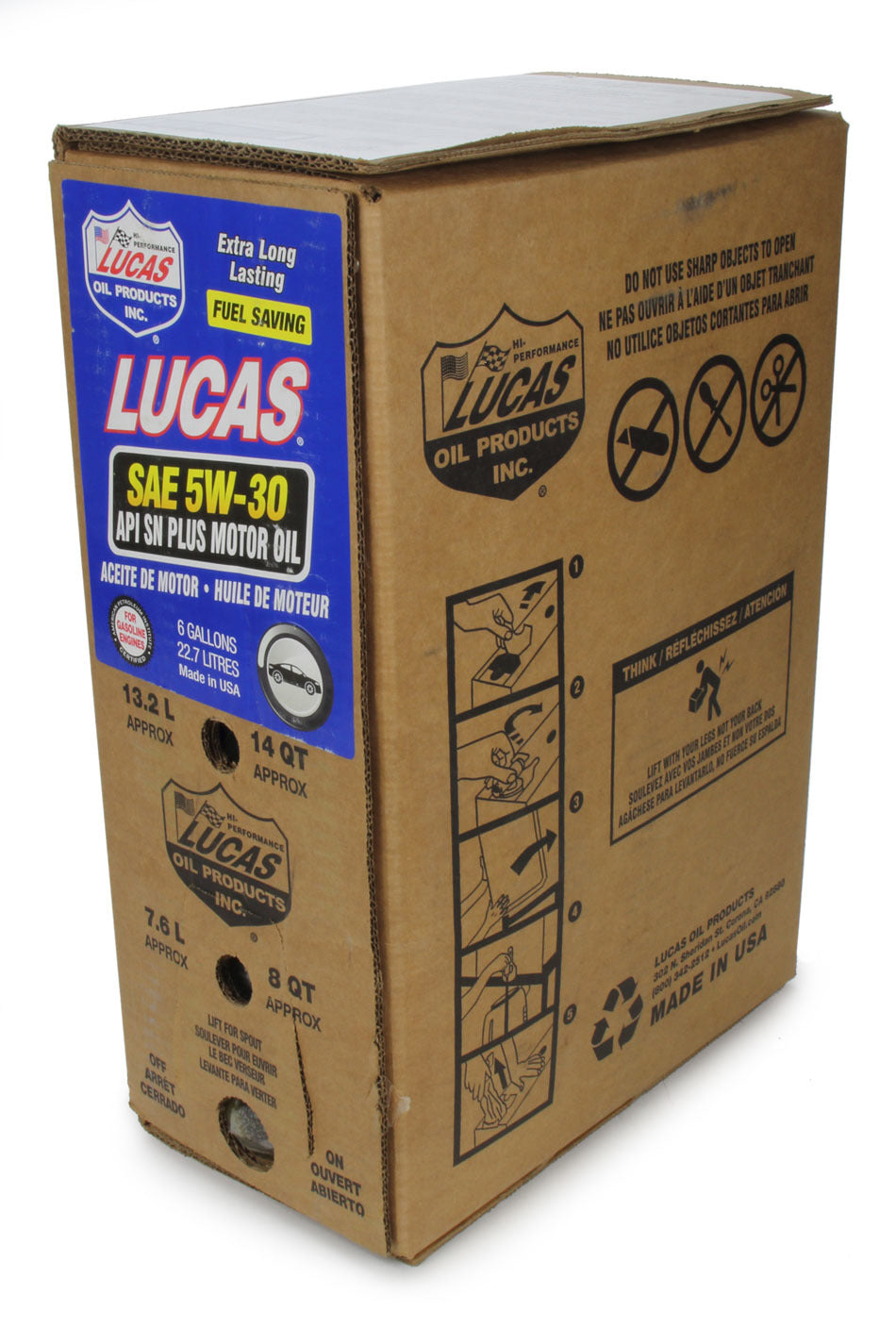 Motor Oil - Fuel Saving - 5W30 - Conventional - 6 gal Box - Each