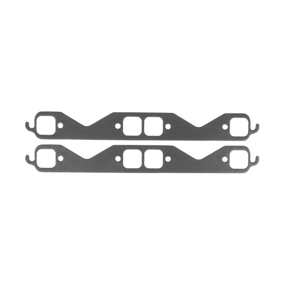 Engine & Accessories Header / Manifold Gasket - 1.450 x 1.450 in Stock Square Port - Steel Core Graphite - Small Block Chevy - Pair