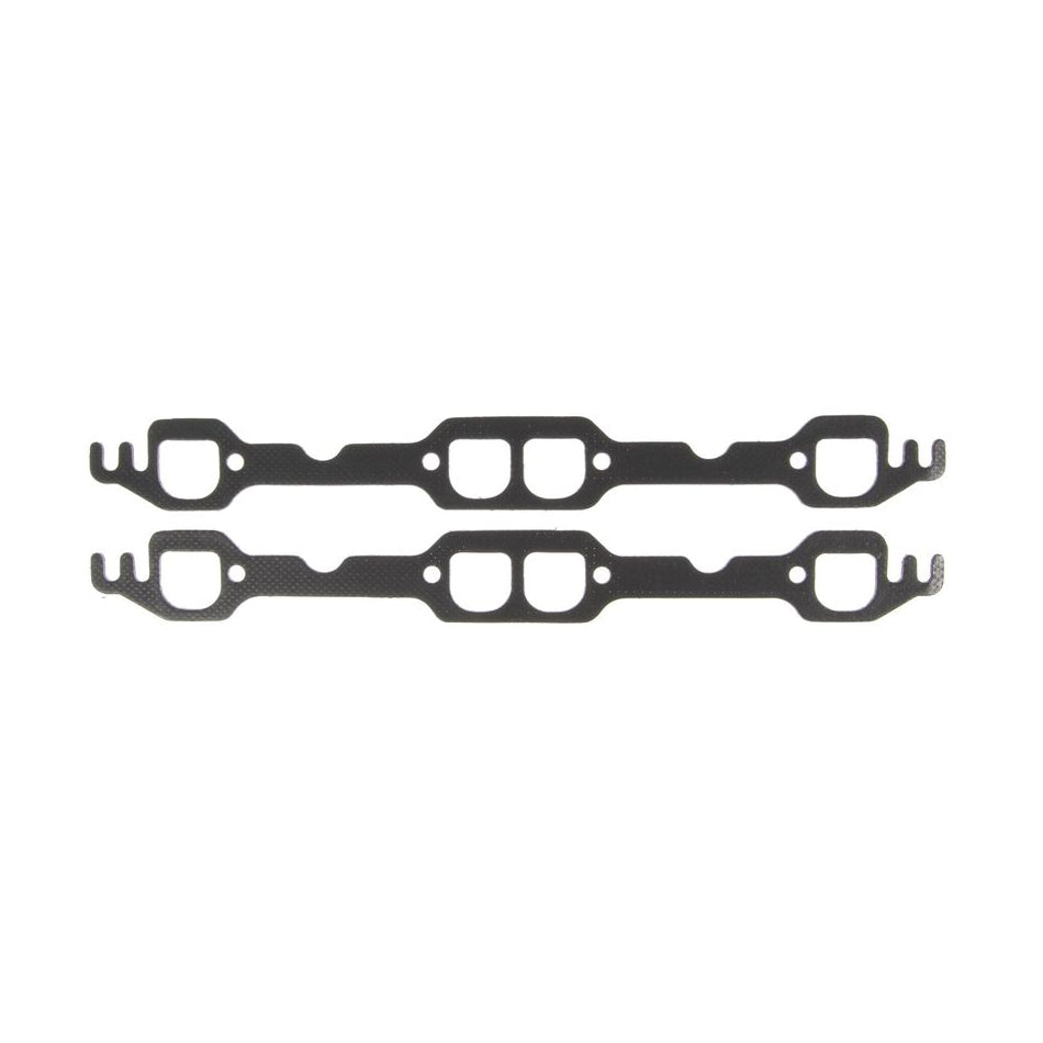 Engine & Accessories Header / Manifold Gasket - 1.450 x 1.375 in D Port - Steel Core Graphite - Small Block Chevy - Pair