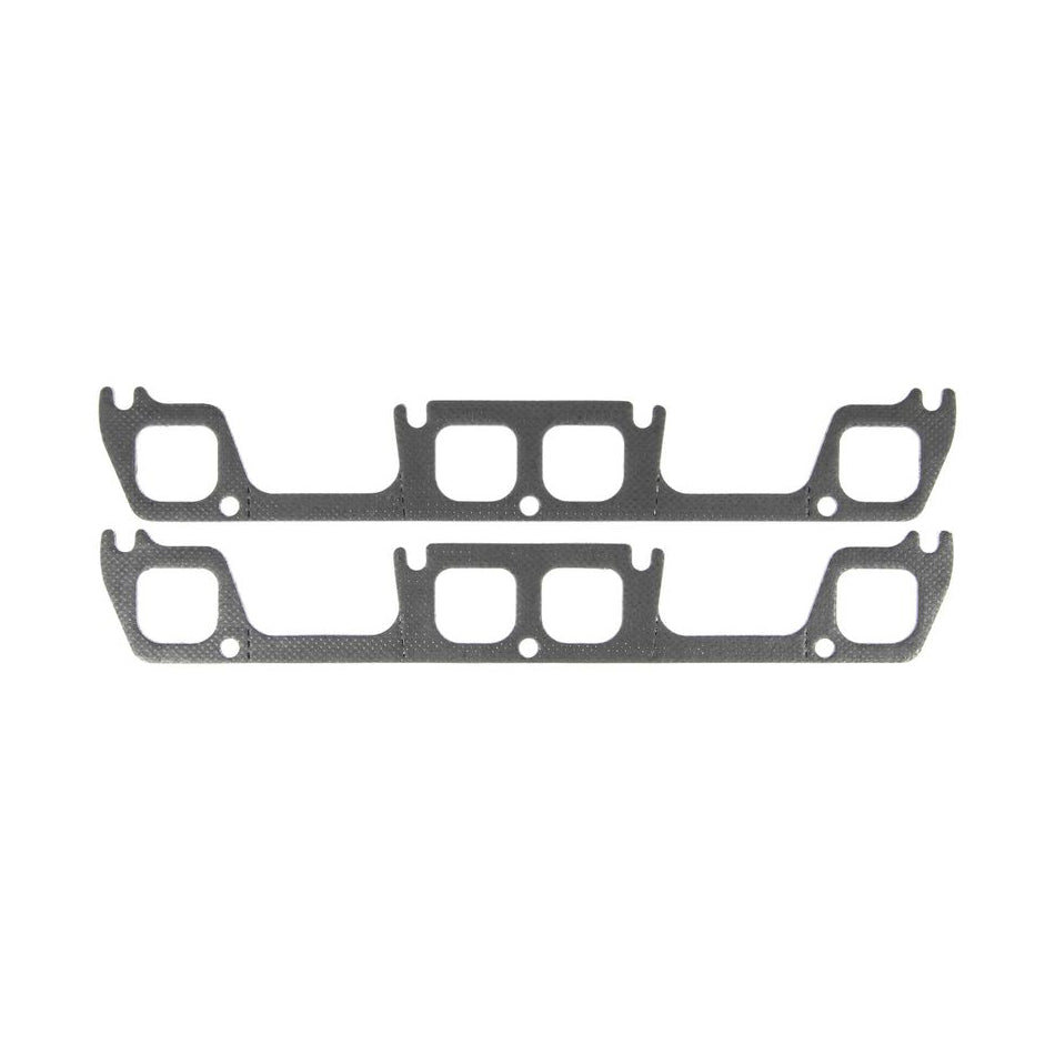 Engine & Accessories Header / Manifold Gasket - 1.750 x 1.600 in D Port - Steel Core Graphite - Small Block Chevy - Pair