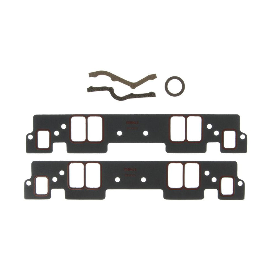Intake Manifold Gasket - 0.06 in Thick - 1.265 x 2.18 in Rectangular Port - Composite - Small Block Chevy - Kit