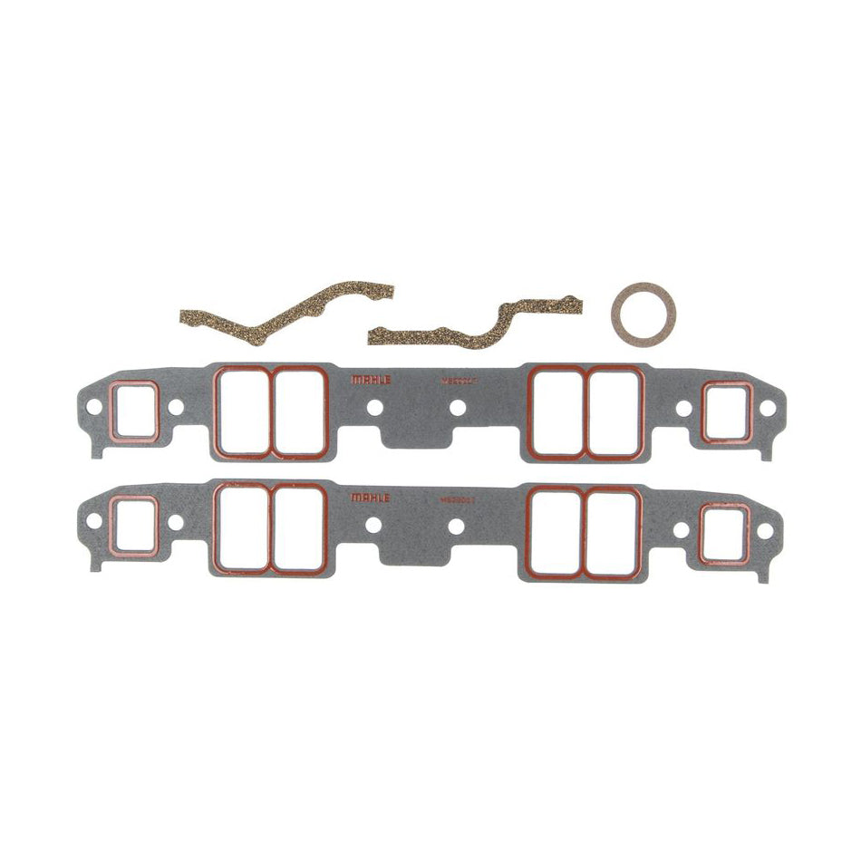 Intake Manifold Gasket - 0.06 in Thick - 1.3 x 2.25 in Rectangular Port - Composite - Small Block Chevy - Kit