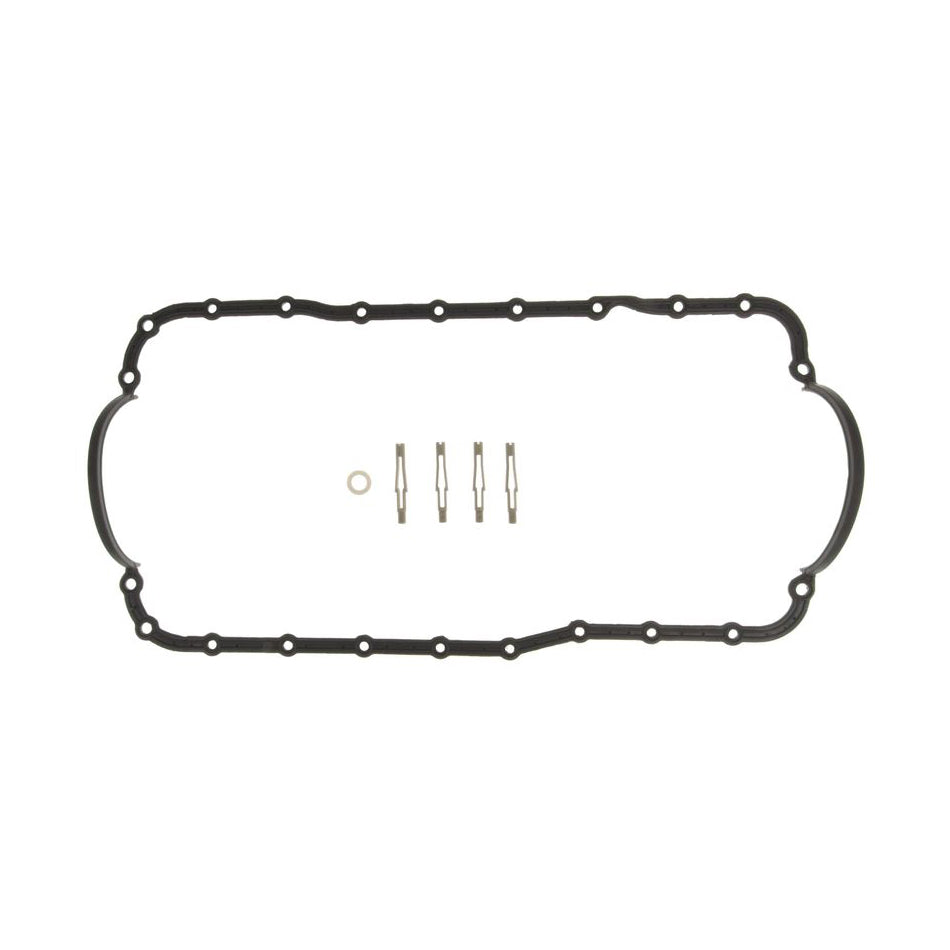 Oil Pan Gasket - 1-Piece - Steel Core Rubber - Small Block Ford - Each