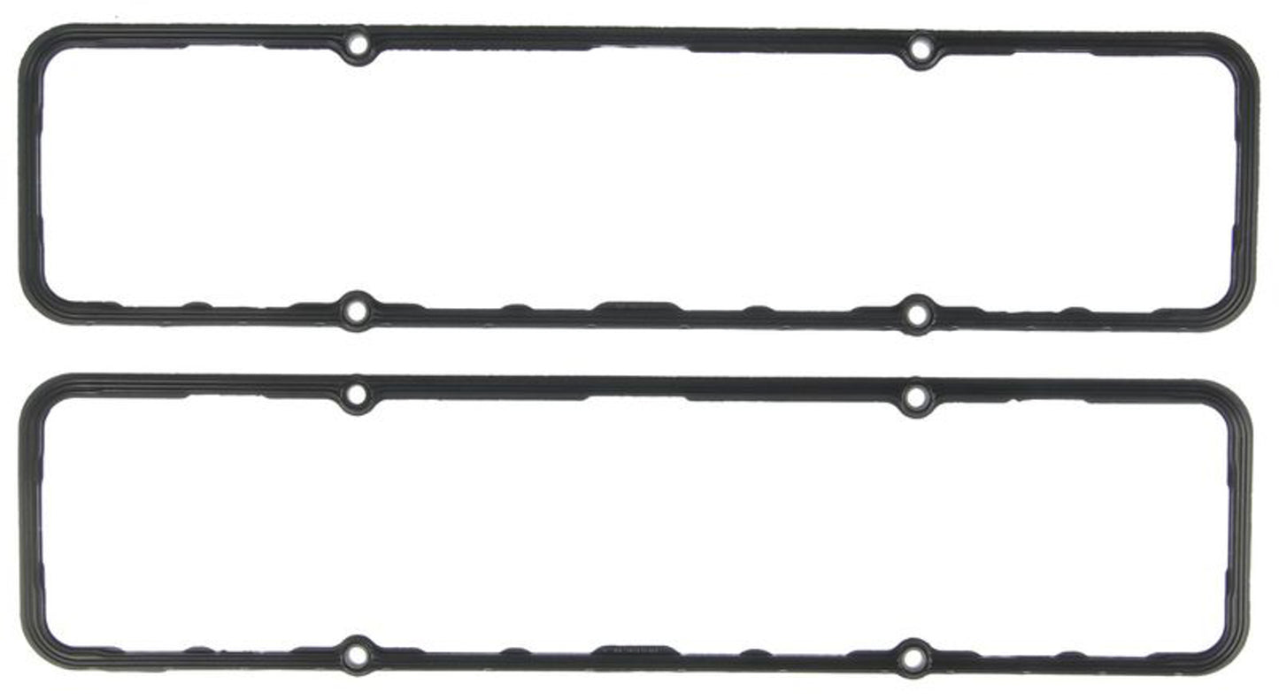 Valve Cover Gasket - 0.225 in Thick - Steel Core Silicone Rubber - Small Block Chevy - Pair