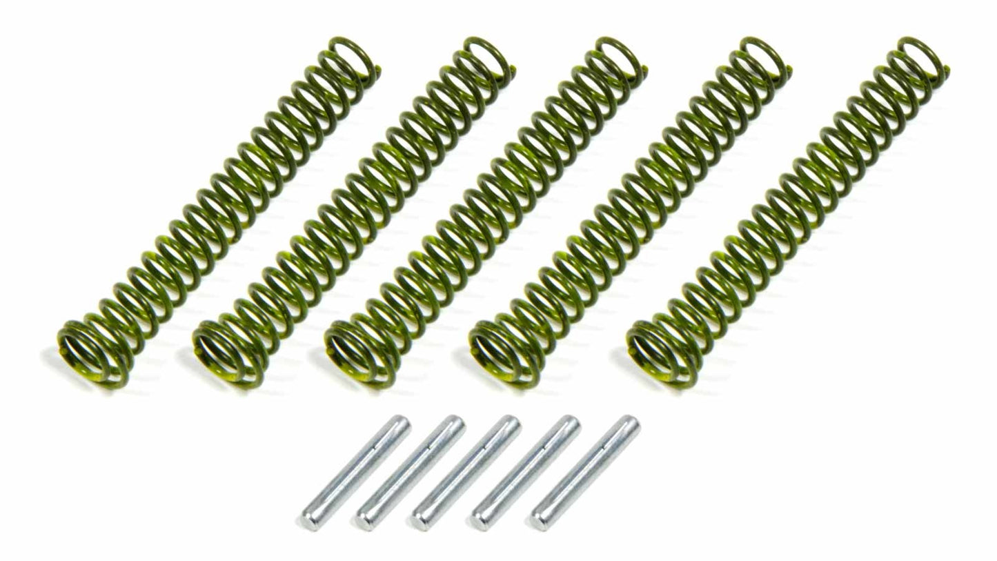 Oil Pump Relief Spring - High Pressure - 58 psi - Steel - Yellow - Small Block Chevy - Set of 5