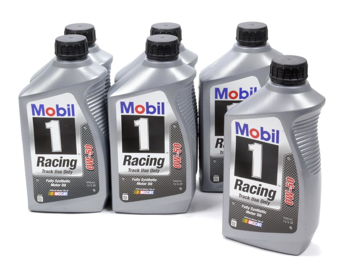 Motor Oil - Racing - 0W50 - Synthetic - 1 qt Bottle - Set of 6