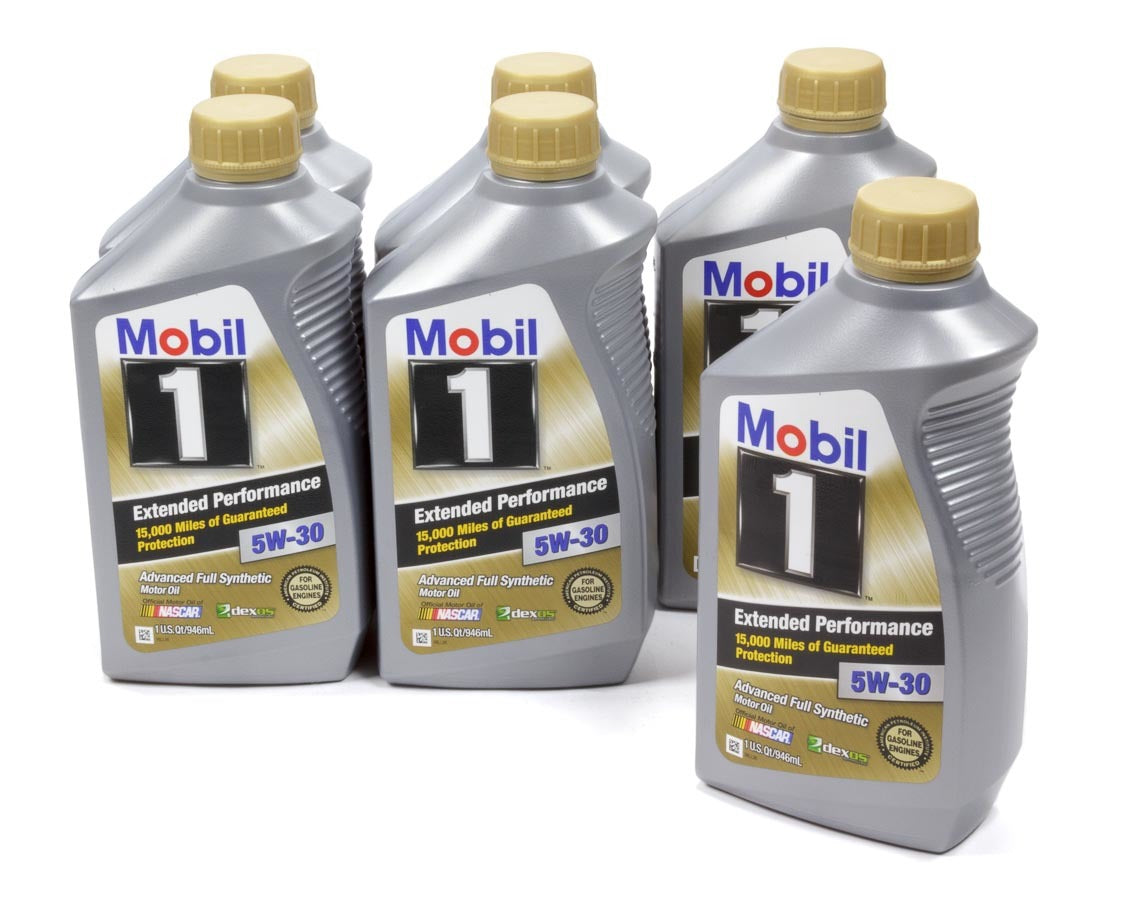 Motor Oil - Extended Performance - 5W30 - Synthetic - 1 qt Bottle - Set of 6