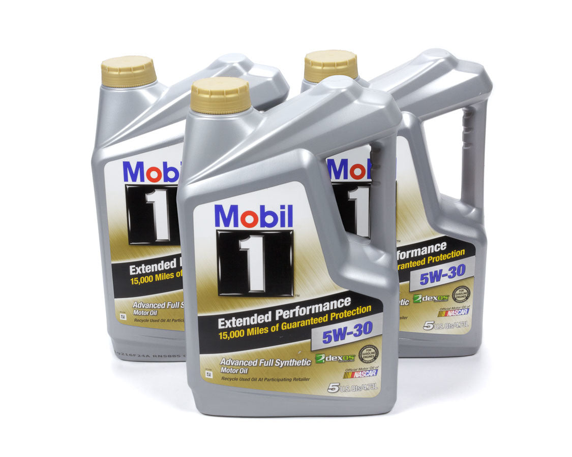 Motor Oil - Extended Performance - 5W30 - Synthetic - 5 qt Jug - Set of 3