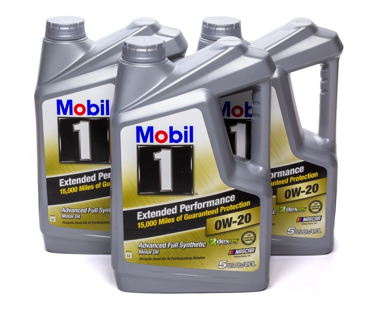 Motor Oil - Extended Performance - 0W20 - Synthetic - 5 qt Jug - Set of 3
