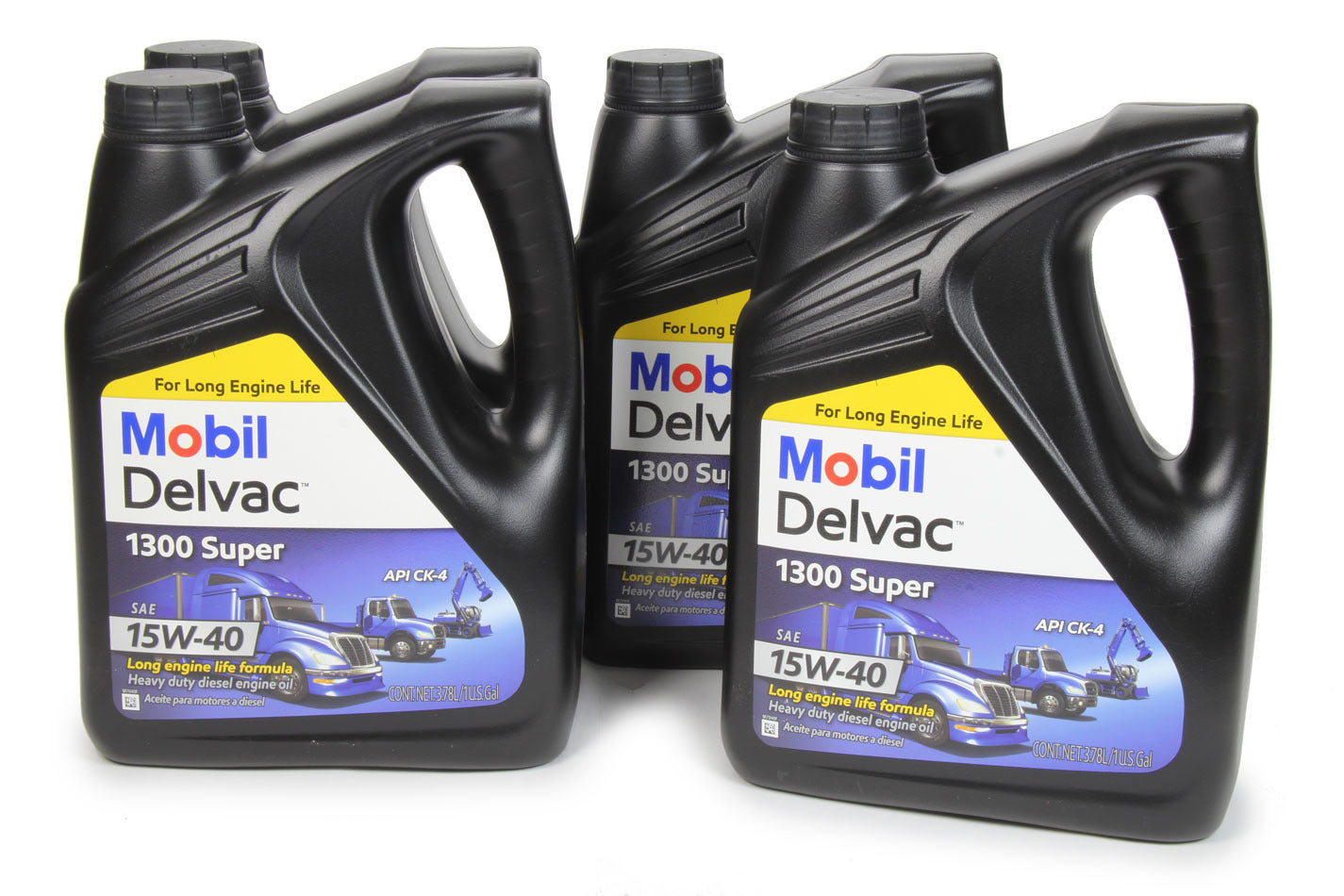 Motor Oil - Diesel - 15W40 - Synthetic - 1 gal Jug - Set of 4