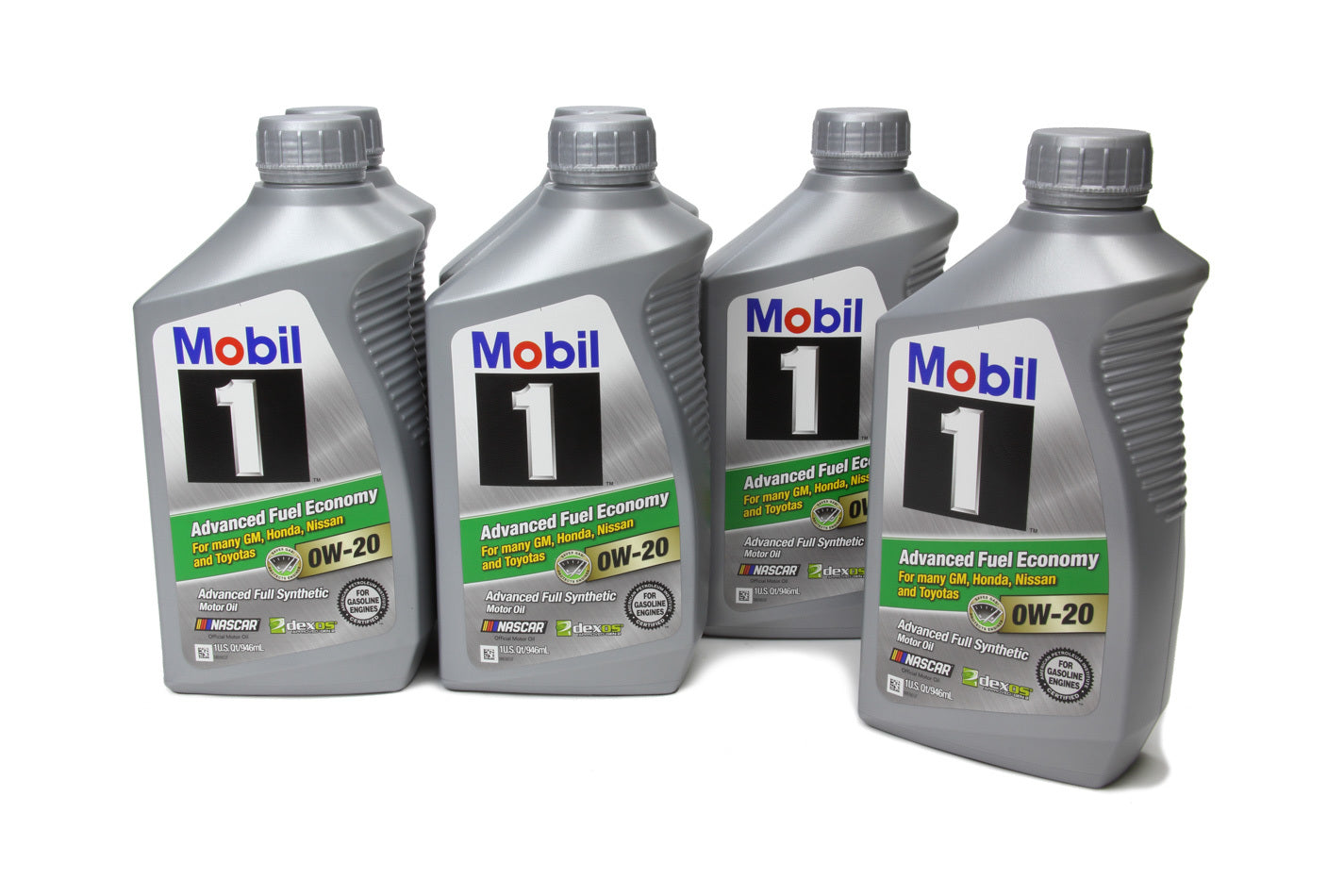 Motor Oil - Advanced Fuel Economy - 0W20 - Synthetic - 1 qt Bottle - Set of 6