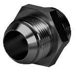 Fitting - Adapter - Straight - 16 AN Male to 16 AN Male O-Ring Seal - Aluminum - Black Anodized - Each