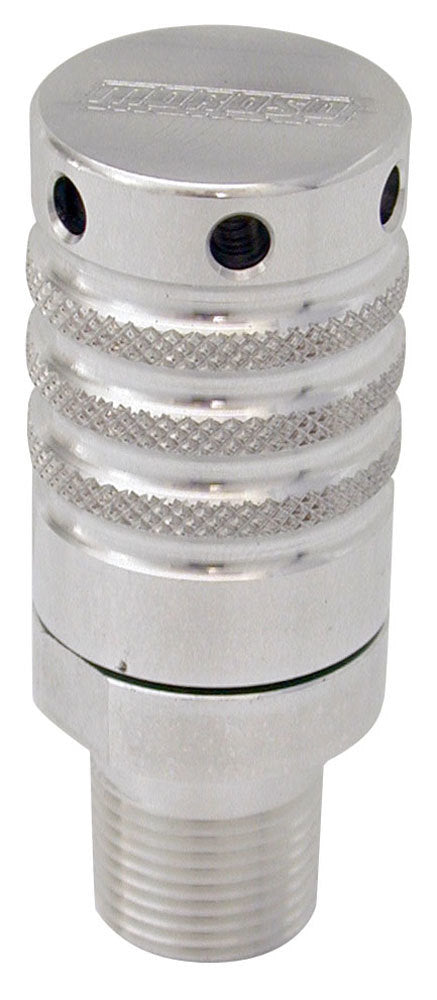 Vacuum Relief Valve - 3/8 in NPT Male - Adjustable - Billet Aluminum - Natural - Each