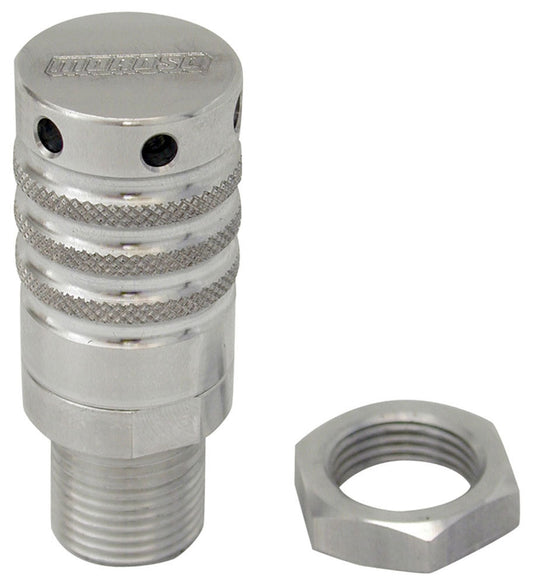 Vacuum Relief Valve - 3/4-16 in Male Thread Nut - Adjustable - Billet Aluminum - Natural - Each