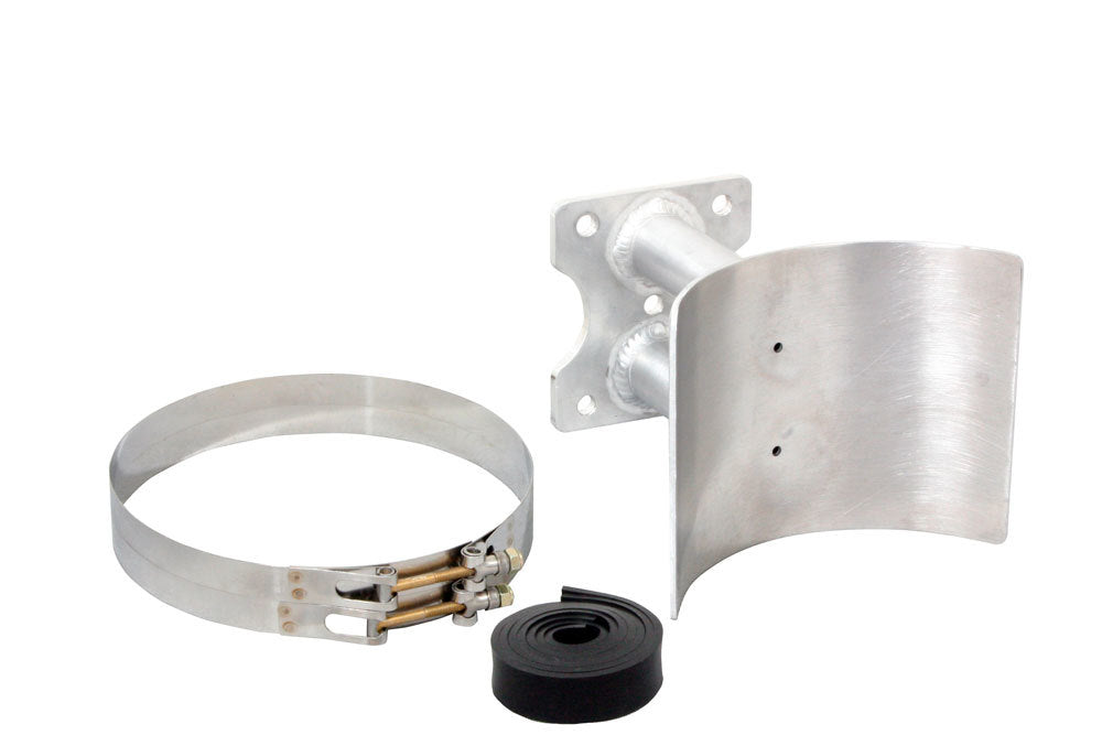 Oil Tank Bracket - Dry Sump - 7 in Diameter Tank - Straight - Aluminum - Kit