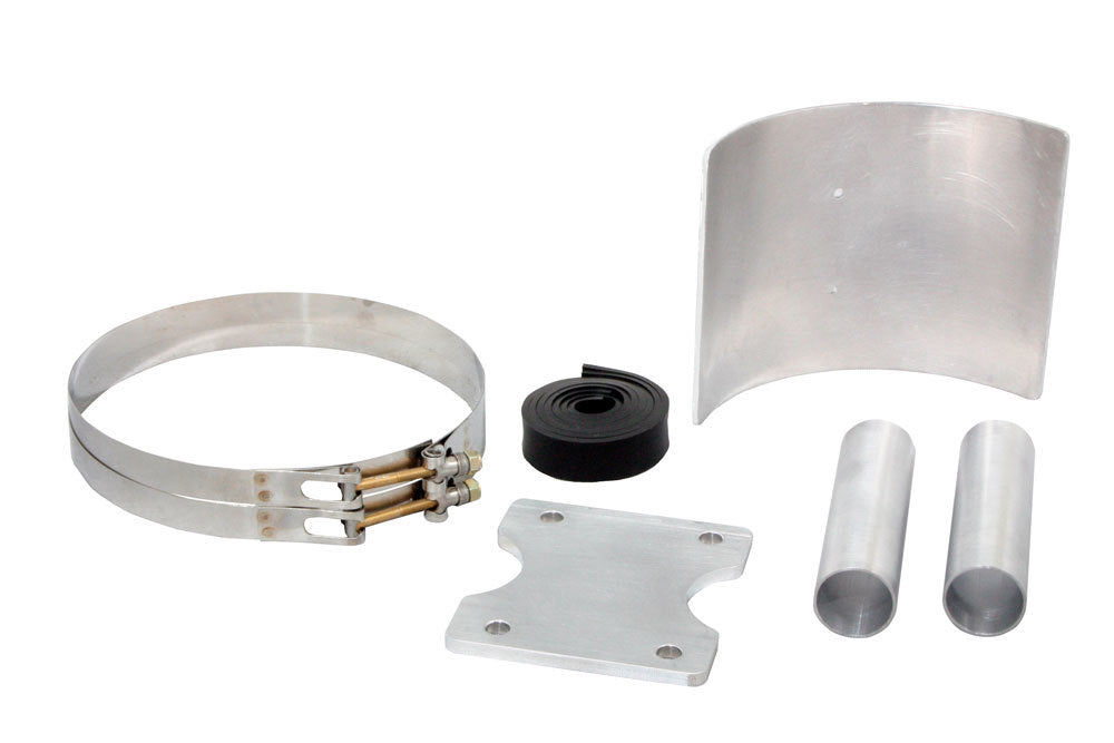 Oil Tank Bracket - Dry Sump - 7 in Diameter Tank - Weld-On - Aluminum - Kit