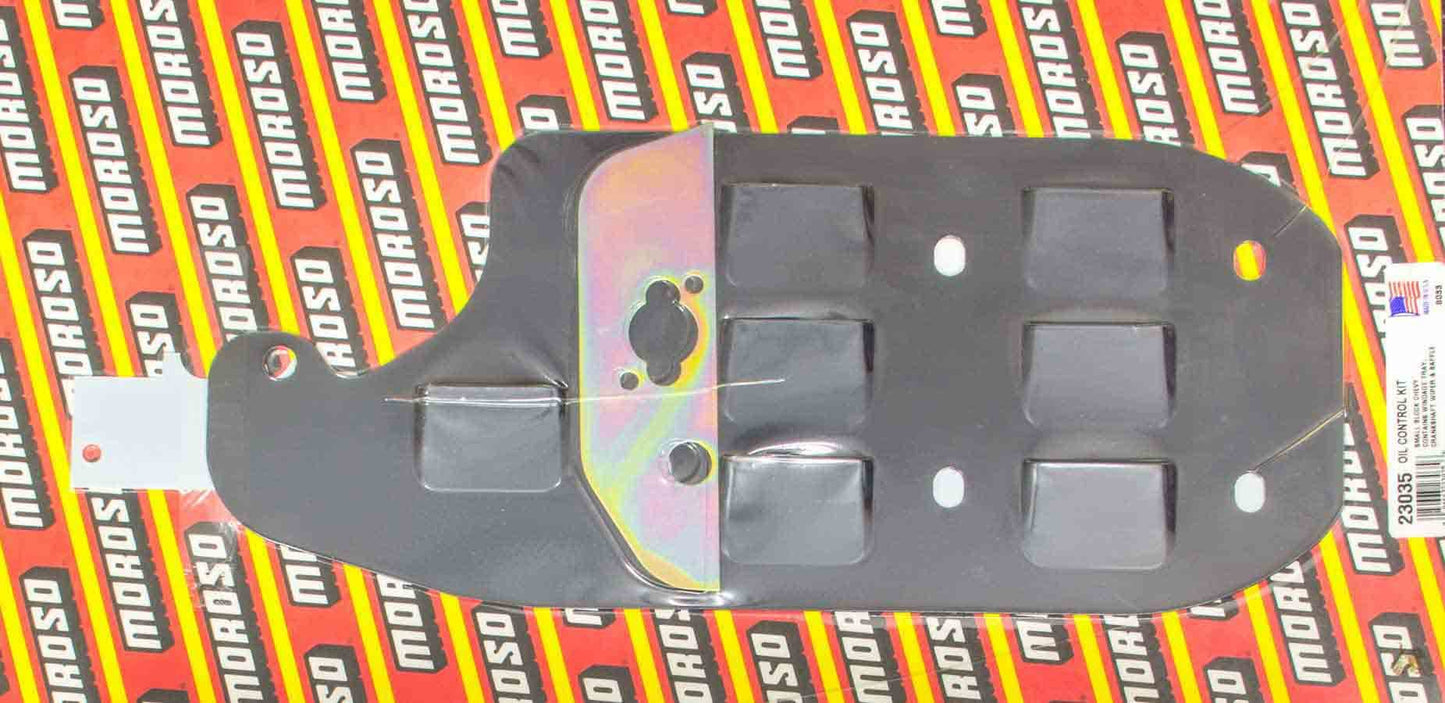 Oil Control Kit - Crank Scraper / Rear Pan Baffle / Windage Tray - Small Block Chevy - Kit