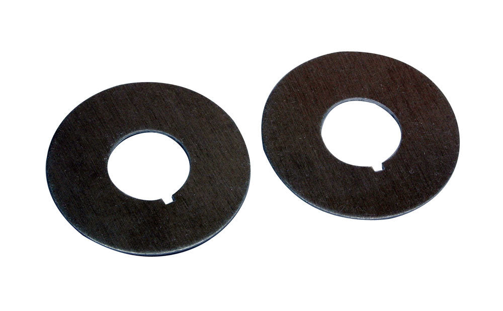 Belt Guide - 1/16 in Thick - 1 in Hole - 1/8 in Keyway - Aluminum - Natural - 2-1/2 in Diameter Pulleys - Pair