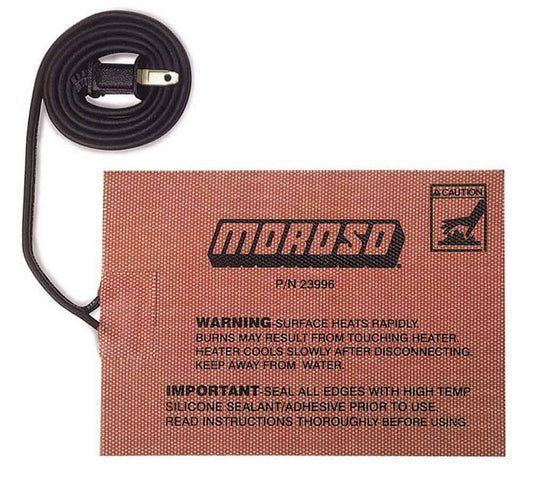 Engine Oil Heater - External Pad - 400 watt - 110V - 36 in Cord - 5 x 7 in - Self Adhesive Attachment - Kit