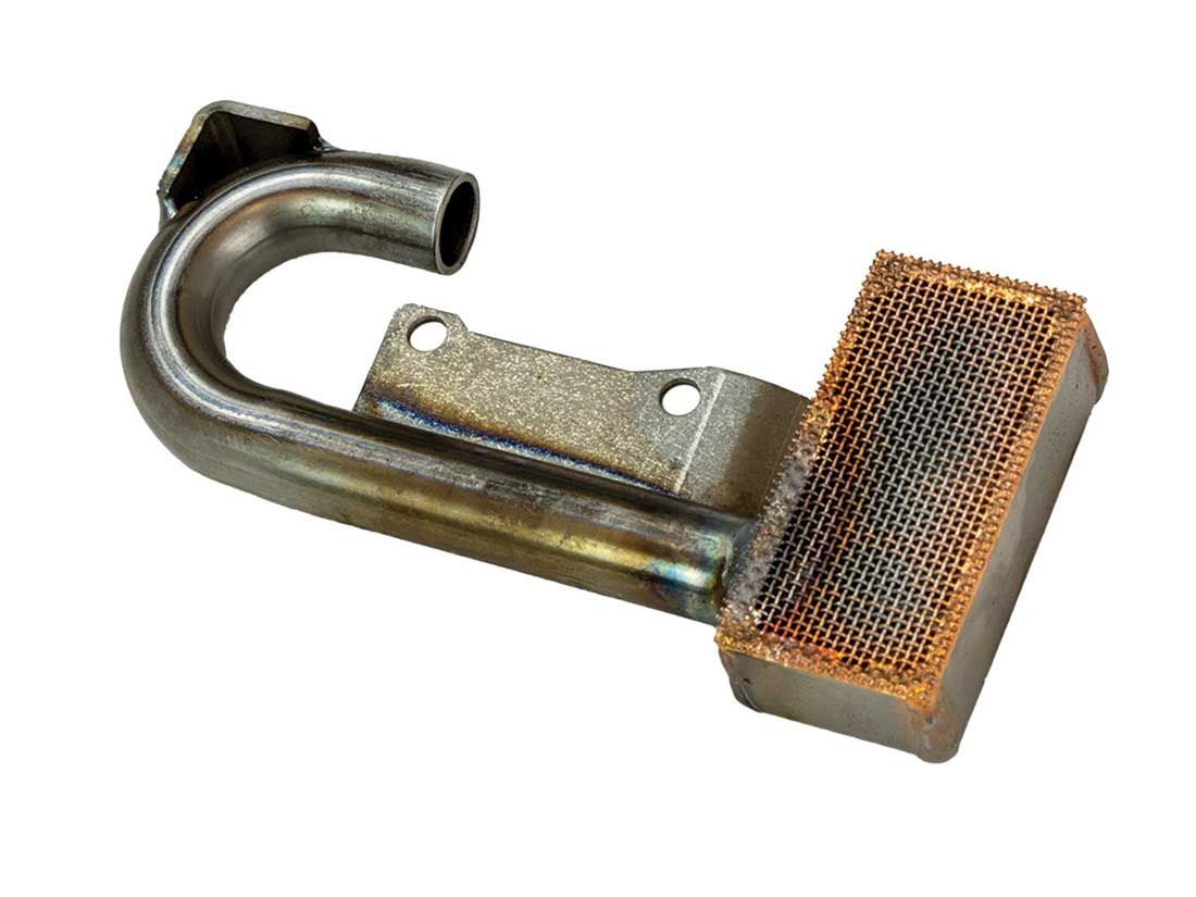 Oil Pump Pickup - Press / Bolt-On - 3/4 in Inlet Tube - 6-1/2 in Deep Pan - Small Block Chevy - Each