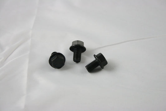 Torque Converter Bolt Kit - 3/8-16 in Thread - Hex Head - Steel - Black Oxide - TH350 / TH400 - Set of 3