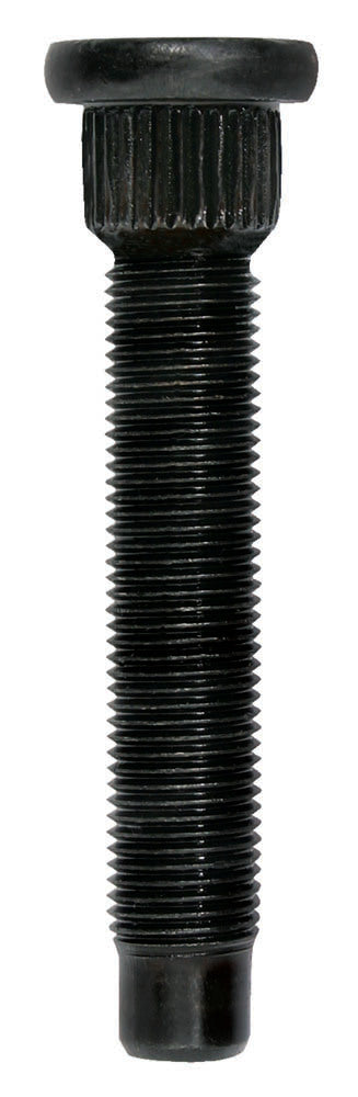 Wheel Stud - 12 mm x 1.50 Thread - 3.250 in Long - 0.509 in Knurl - Steel - Black Oxide - Set of 5