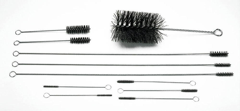 Engine Brush Kit - 12 Brushes - Nylon Bristles - Kit