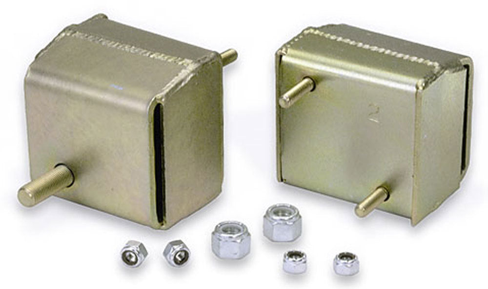 Motor Mount - Bolt-On - 3/16 Thick - Steel - Zinc Plated - 5.0 L - Ford Mustang - Pair