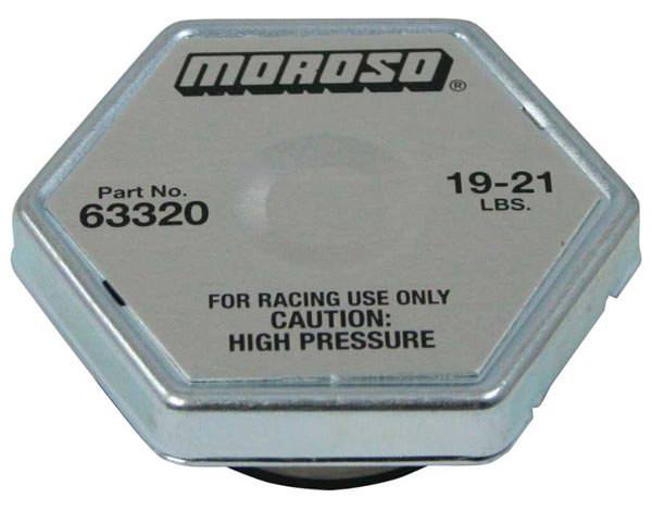 Radiator Cap - Racing - 19-21 lb - Hexagon - Fit Standard Size Radiator Necks - Each