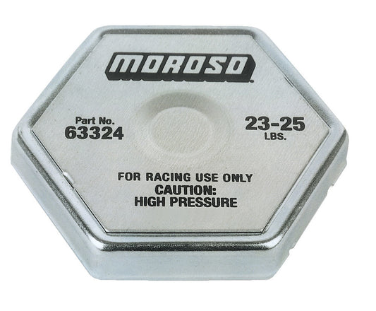 Radiator Cap - Racing - 23-25 lb - Hexagon - Fit Standard Size Radiator Necks - Each