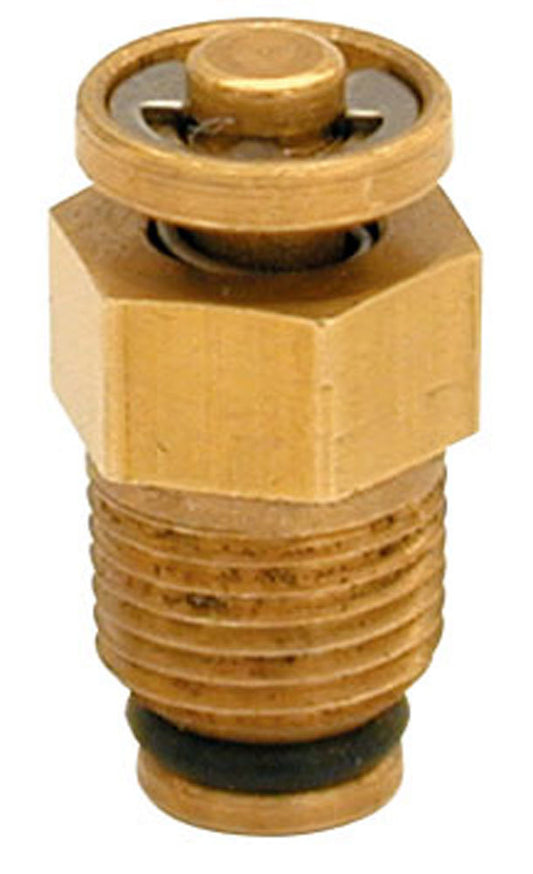 Air Bleed Valve - 1/8 in NPT Male - Brass - Each