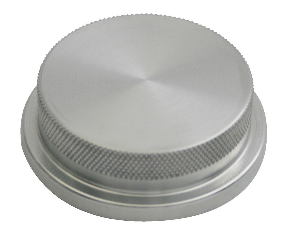 Radiator / Intercooler Cap Cover - Press Fit - Aluminum - Natural - Ford - Each